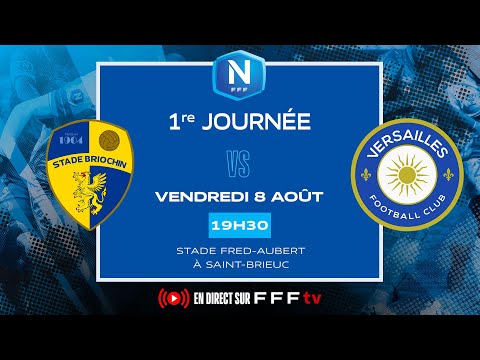 J1 I Stade Briochin vs FC Versailles en replay (0-1) I National FFF 2025-2026