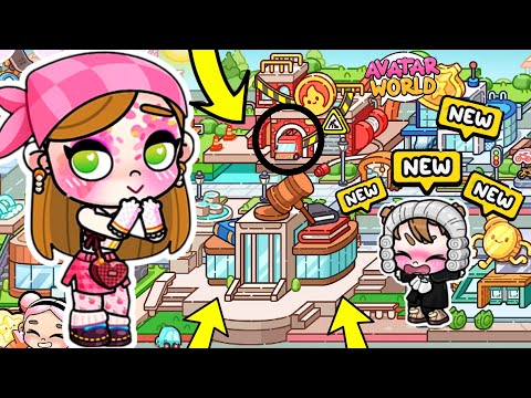 Новое ОБНОВЛЕНИ В АВАТАР ВООЛД/ ЗДАНИЕ СУДА/ВСЕ СЕКРЕТЫ в Avatar World