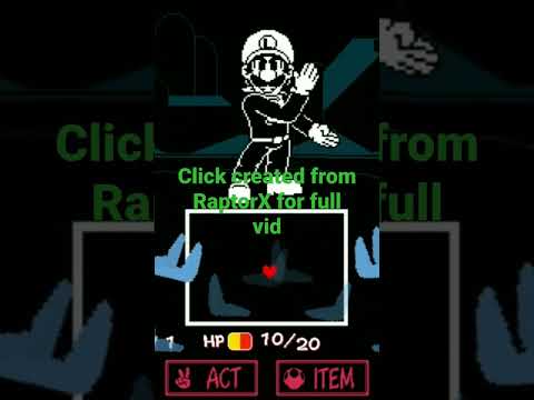 Undertoad mission luigi #deltarune #shorts ##undertale #luigi #mario