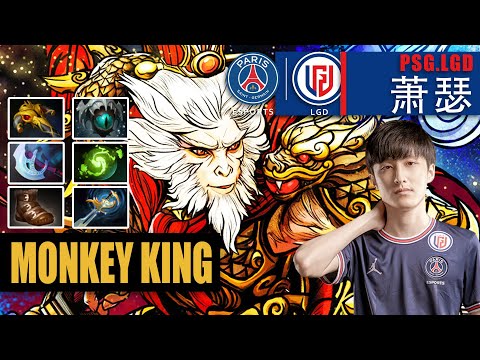 Monkey King Safelane | PSG.LGD.Ame | INTENSE GAME ECHO SABRE BUILD AME MK | 7.31b Gameplay Highlight