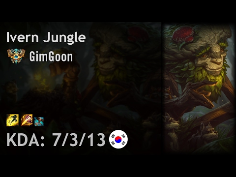 Ivern Jungle vs Graves - GimGoon - KR Challenger Patch 7.3