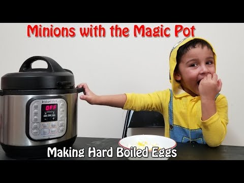 , title : 'Minions with the magic Pot | How to Make Hard Boiled Eggs in Instant Pot | Jai Bista Show'