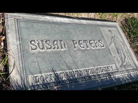 Actress Susan Peters Grave Forest Lawn Memorial Park Glendale California USA January 13, 2025