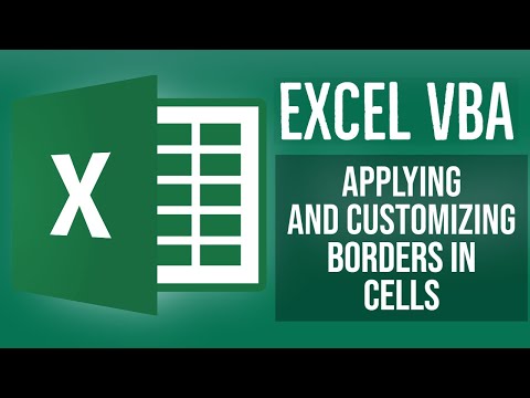 Excel VBA Tutorial for Beginners 15 Applying And Customizing Borders In Cells