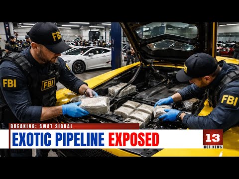 FBI Raids Miami Luxury Dealership — 340 Lamborghinis Had 50kg Cocaine Hidden in Engines