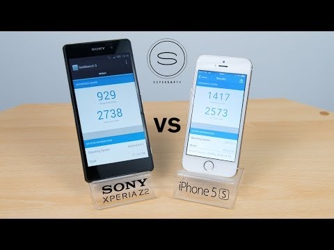 Xperia Z2 vs iPhone 5s - Speed Test + Benchmark