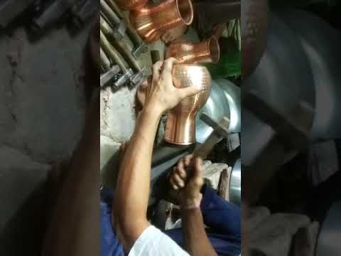 Hammered Copper Bottle 950ml Matte Finish / Glossy Finish