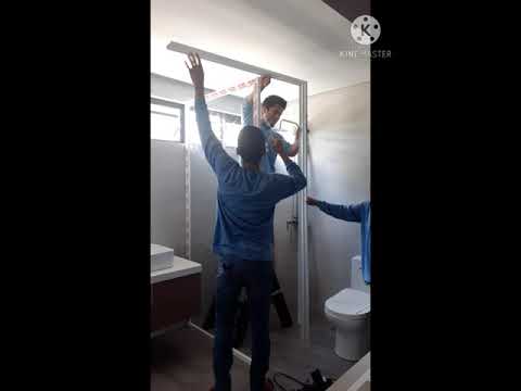 shower enclosure installation