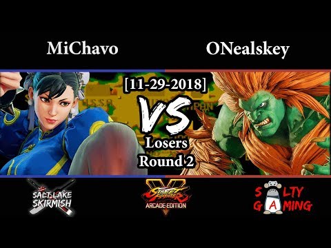 [2018-11-29] SFV - MiChavo (Chun-Li) vs ONealskey (Blanka) LR2