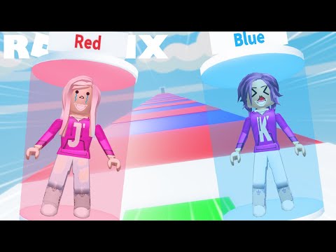 Red & Blue 2-player TEAMWORK Obby! | Roblox
