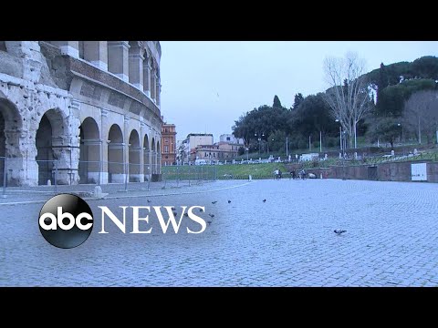 イタリアでコロナウイルスのロックダウン l ABCニュース (Italy on lockdown over coronavirus l ABC News)