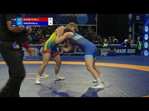 Repechage WW - 62 kg: I. KUZNETSOVA (KAZ) v. A. PAROKHINA (RUS)