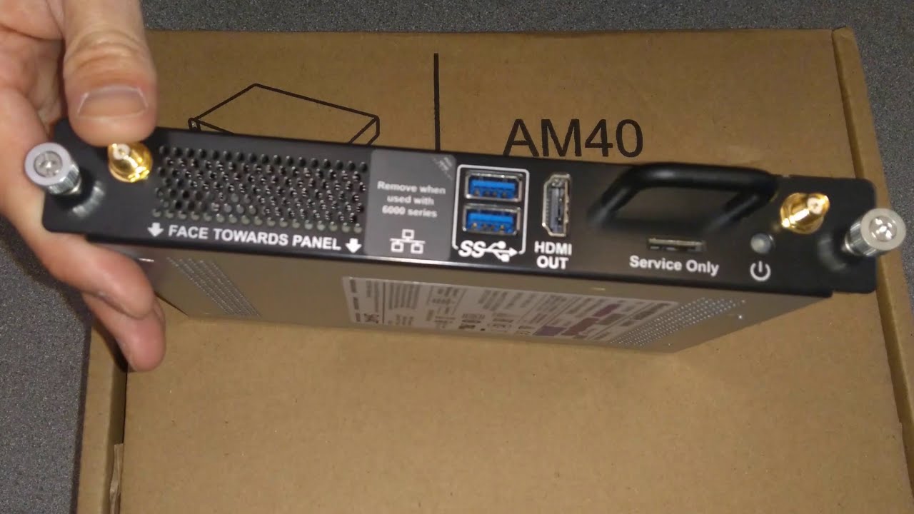 Inside a SMART AM40 interactive LCD display module