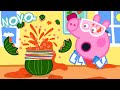 Peppa Pig Português Brasil Experiências Com A Melancia NOVO Contos Da Peppa Pig