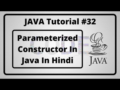 32 Parameterized Constructor In Java In Hindi Java Tutorial In Hindi