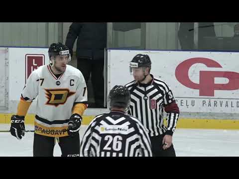 Optibet Hokeja Līga: HK Mogo/LSPA - HK Dinaburga. Spēles labākie momenti (03.02.2021)