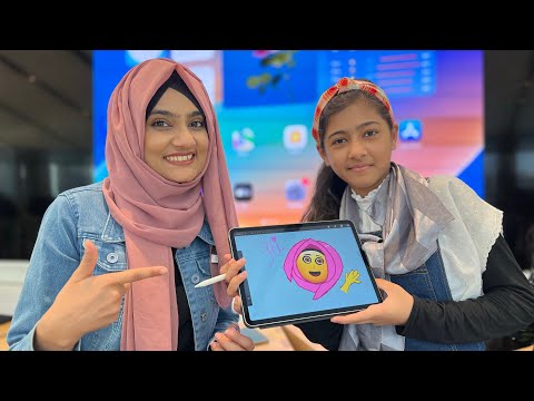 We went to attend the Apple Store CREATIVE Session | My sketch | Full of Fun !