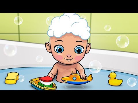 Bath Song - Splish Splash | Kidz Area Nursery Rhymes