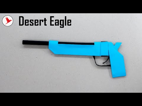 Origami Masterpiece - Making a Desert Eagle Paper Gun!