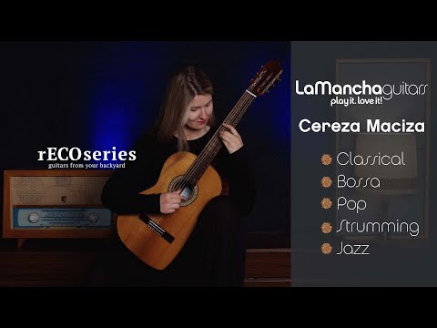 Демонстрация звучания классической гитары LaMancha Cereza Maciza