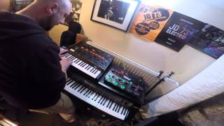 JD73 2015 ARP Odyssey ElectroFunk Jam! (with Rhodes MK7 and Boss RC505)