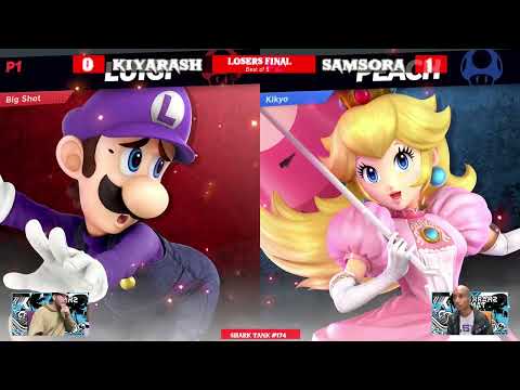 Shark Tank # 174 Losers Final - Samsora (Peach) Vs. SmU5h | Kiyarash (Luigi) - SSBU Tournament