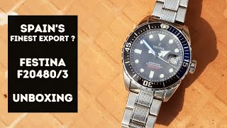 Swiss heritage! Spanish home! Festina F20480/3 unboxing and first impressions !