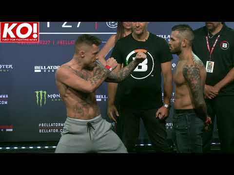 Bellator 227 James Gallagher Roman Salazar weigh in