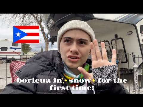 VLOG | Puerto Rican Sees Snow For The First Time | See Snow With My Family in Las Vegas | AstroAndi