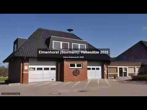 Elmenhorst (Stormarn): Hebesätze 2025 - Gewerbesteuer News