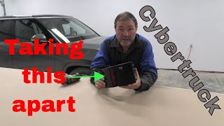 What's inside Cybertruck Taillight, taking apart the Cybertrucks driver side taillight