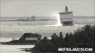 Hard Wind Dont Stop Viking Grace &amp; Amorella 17 09 2020 Åland Mariehamn