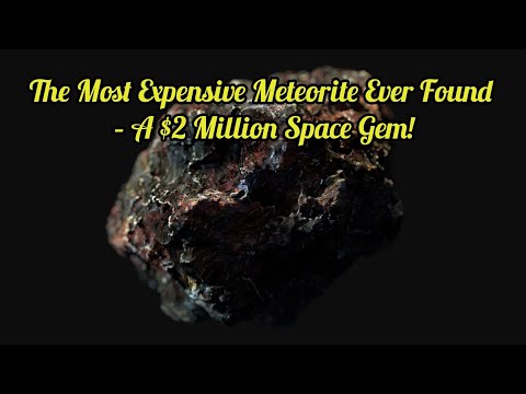 The most expensive meteorite ever found -A $2 million space gem