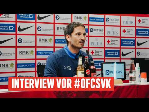 Kristjan Glibo ahead of Kickers Offenbach vs. SV Stuttgarter Kickers