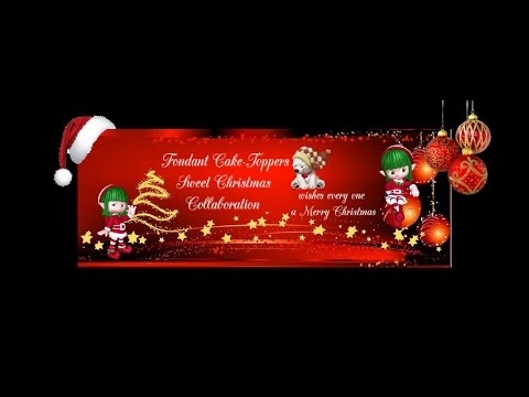 Fondant Cake Topper Sweet Christmas Collaboration   Jacqueline Vonk Noordegraaf Verhoeff