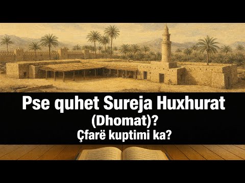 Sure 49- Pse quhet Sureja Huxhurat (Dhomat)? Çfarë kuptimi ka?