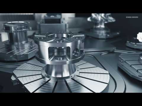 Вертикальный фрезерный пятиосевой обрабатывающий центр с ЧПУ DMG MORI DMU 85 monoBLOCK - Видео c Youtube №3