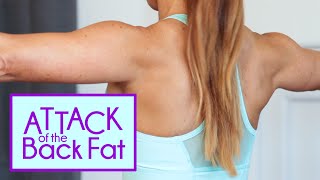 Attack of the Back Fat | Get rid of the Bra Bulge Exercises | Natalie Jill