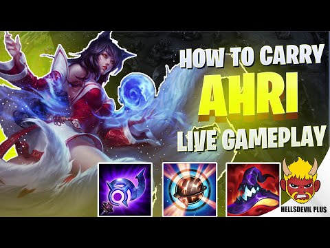 HOW TO CARRY WITH AHRI EVERY GAME! - Wild Rift HellsDevil Plus Gameplay