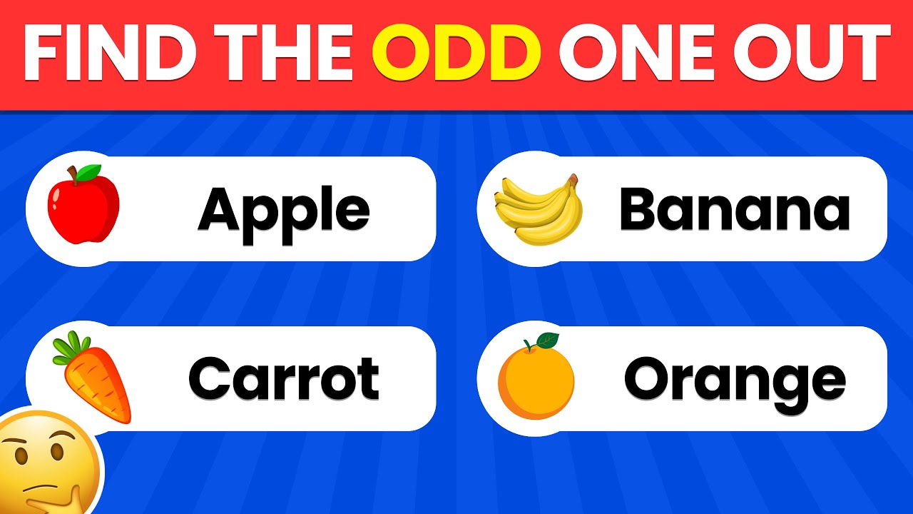 Can You Find The ODD One Out?🔥✅ 99% Cannot Solve It! Intelligence Test #1