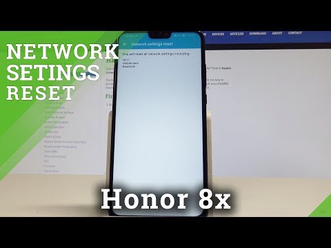 How to Reset Network Settings on Honor 8x - Restore Network Settings