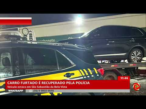 Veículo furtado é recuperado pela PRF em São Sebastião da Bela Vista
