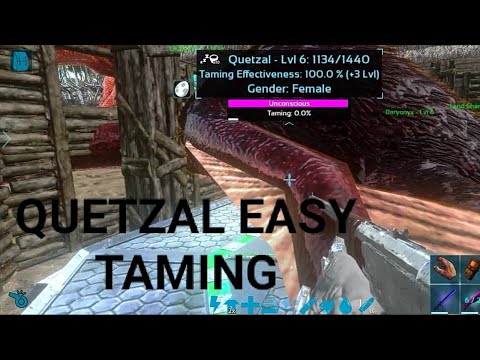THE EASIEST WAY TO TAME A QUETZAL(like actually) | Ark Survival Evolved Mobile | Taming