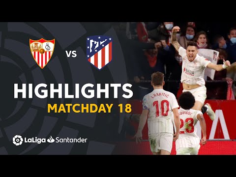 Highlights Sevilla FC vs Atlético de Madrid (2-1)
