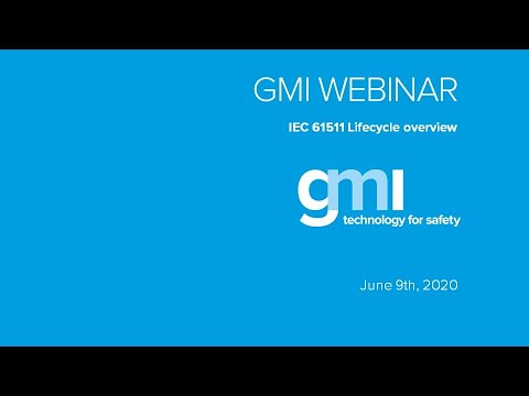 IEC 61511 Lifecycle overview