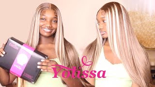 STEP BY STEP HOW TO INSTALL CLOSURE WIG| BLONDE PRE-HIGHLIGHTED WIG Ft. Yolissa Hair