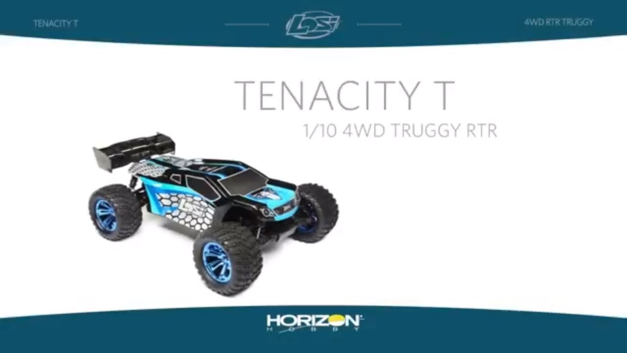 Losi Tenacity Truggy 1:10 4WD AVC bílá/zelená