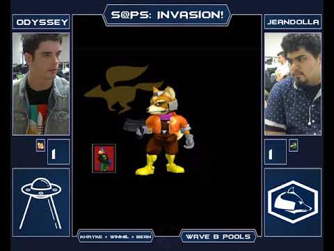 The Invasion Melee Singles - Odyssey (Fox) vs Jeandolla (Falco) - Wave B Pools