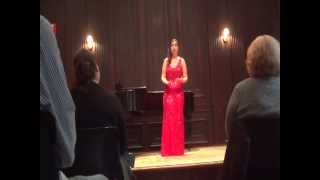 Jeila Irdmusa: "Aimon-nous et dormons" "Fantoches" and "Recit et Air de Lia" from L'enfant prodigue