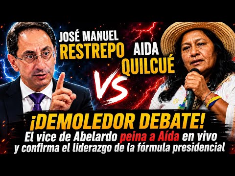 🚨 ¡DEMOLEDOR DEBATE! El vice de Abelardo peina a Aída en vivo y confirma el liderazgo